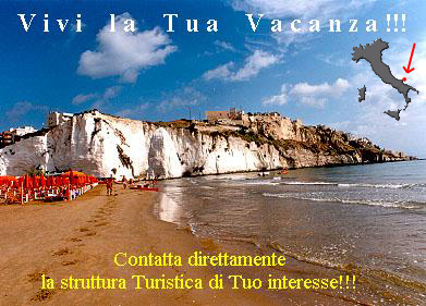 Vieste, Pizzomunno - Splendida citt&agrave; sul Gargano, con numerosi alberghi, residence, hotel, villaggi, pensioni, agenzie e agriturismo a disposizione del Turismo. 